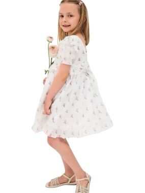 For Love & Lemons Lil Lemons Wildflower Dress 6T NWT Lace Ruffle Organic Cotton